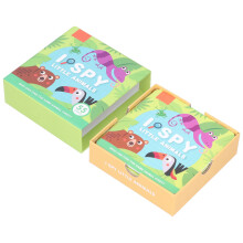 55 pièces Cartes d'appariement d'animaux colorées Mémoire 3+