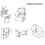 Electric Sofa Controller Gourd Shaped Recliner Switch Double Button 5 Pin Lift Chair Control Switch 13