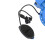 Blu 280mAh USB Clacson per bici ABS+PC 110-120dB 9