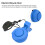 Blu 280mAh USB Clacson per bici ABS+PC 110-120dB 7