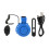 Blu 280mAh USB Clacson per bici ABS+PC 110-120dB 2