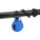 Blu 280mAh USB Clacson per bici ABS+PC 110-120dB 12