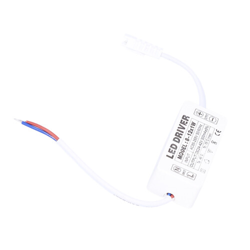 Driver LED 8-121W 300 mA DC 24-42 V ABS 6,5  3  2 cm