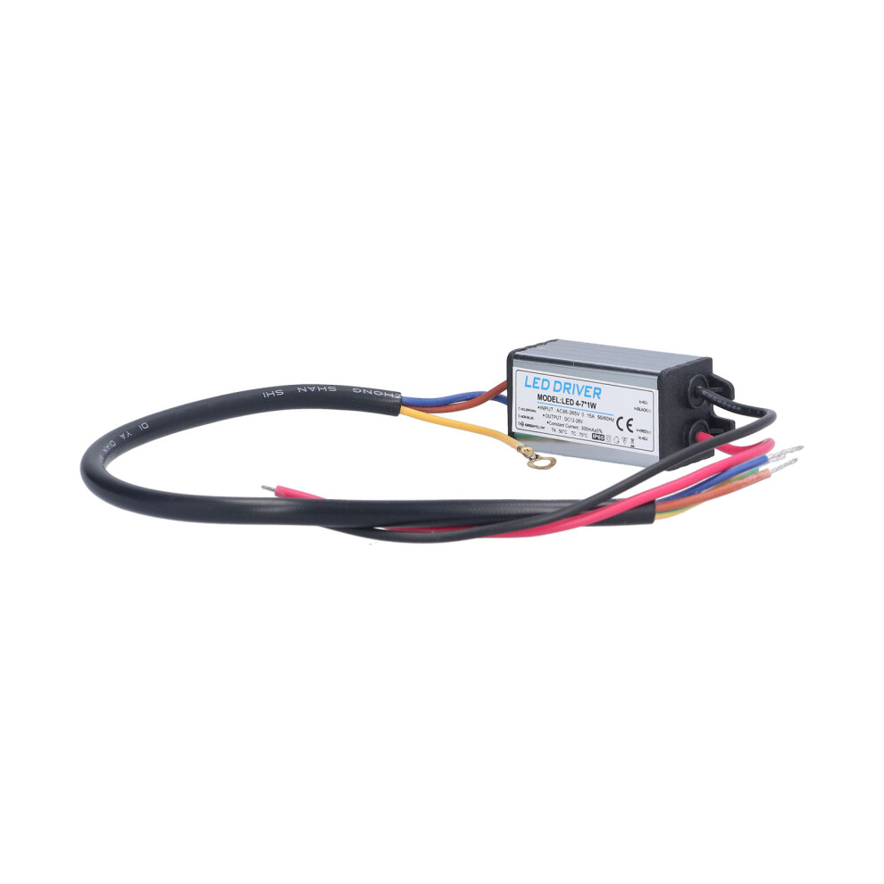 Led Driver Ac 95Â265V To Dc 12Â26V 300Ma Power Supply Lighting Transformer Ip65 Protection 4981322124925
