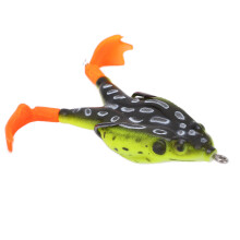 3# Leurre flottant en PVC 9,5 cm / 3,7 po avec hélices