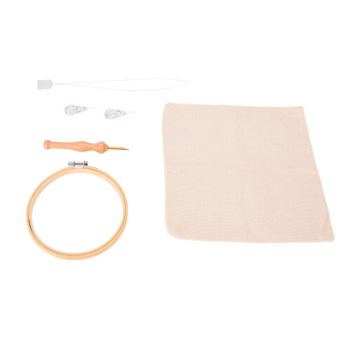 Kit di ricamo Punch Needle australiano con manico resistente per cuciture lisce. 1