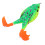 Thunder Frog Baits leurre flottant 9,5 cm/3,7 po PVC 6