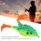 Thunder Frog Baits leurre flottant 9,5 cm/3,7 po PVC 12