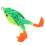Thunder Frog Baits leurre flottant 9,5 cm/3,7 po PVC 16
