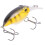 8# Mini leurre minnow ABS 6,2 cm / 2,4 po Multicolore 16