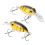 8# Mini leurre minnow ABS 6,2 cm / 2,4 po Multicolore 6