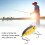 8# Mini leurre minnow ABS 6,2 cm / 2,4 po Multicolore 4