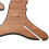 Support d’ukulélé en bois composite jaune, amovible 7