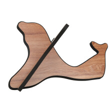 Support d’ukulélé en bois composite jaune, amovible
