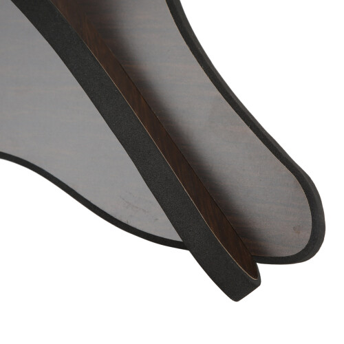 Support pour ukulélé, 1 instrument, bois noir et compact 2