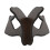 Support pour ukulélé, 1 instrument, bois noir et compact 15