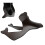 Support pour ukulélé, 1 instrument, bois noir et compact 13