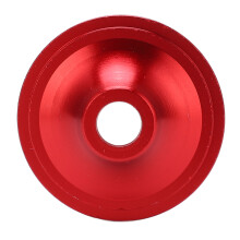 Capuchon supérieur du jeu de direction en alliage d'aluminium avec boulons pour VTT rouge