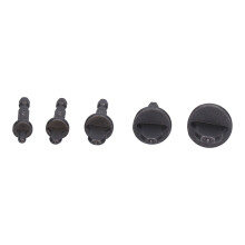 Ensemble de 5 mèches d'expansion de tuyau, hexagonales de 1/4 po, acier à haute teneur en carbone, pour CVC et plomberie