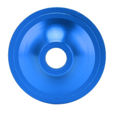 Capuchon supérieur du jeu de direction 25 g Ø31,8 mm 8 mm bleu avec vis