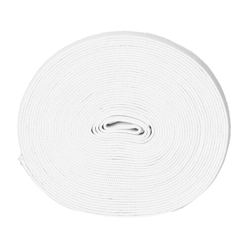 Élastique pour boutonnière blanc 5 m 5,5 yd caoutchouc 1