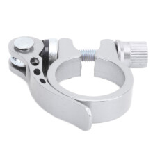 Schnellspannklemme aus Aluminiumlegierung für Sattelstütze, 3 cm, Silber, für Mountainbikes