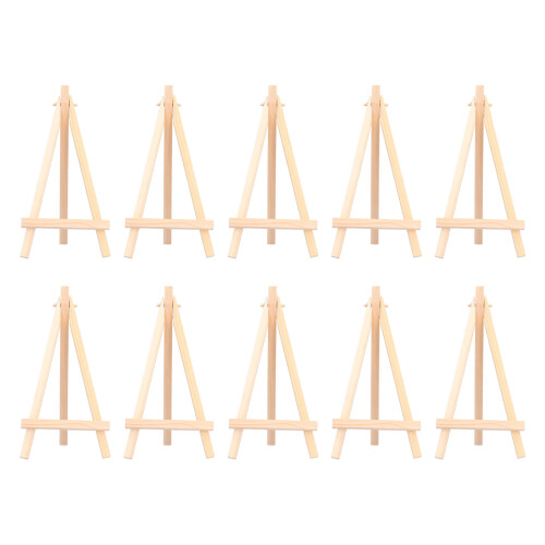 Chevalets pliants mini en pin de 6,1 po – 10 pièces