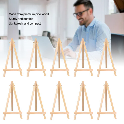 Chevalets pliants mini en pin de 6,1 po – 10 pièces 2