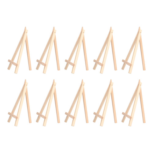 Chevalets pliants mini en pin de 6,1 po – 10 pièces 1