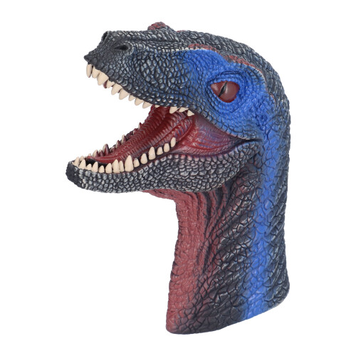 Marionnette à main dinosaure en caoutchouc doux 27 x 21 x 11 cm 1