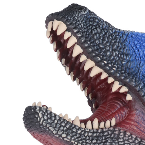 Marionnette à main dinosaure en caoutchouc doux 27 x 21 x 11 cm 2