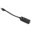 Splitter Ethernet CAT8 Nero, Nucleo placcato d'oro, ABS 2
