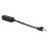 Splitter Ethernet CAT8 Nero, Nucleo placcato d'oro, ABS 10
