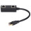 Splitter Ethernet CAT8 Nero, Nucleo placcato d'oro, ABS 8
