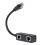 Splitter Ethernet CAT8 Nero, Nucleo placcato d'oro, ABS 5