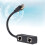 Splitter Ethernet CAT8 Nero, Nucleo placcato d'oro, ABS 13