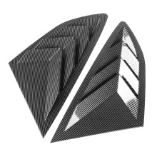 Coppia di lamelle posteriori per S5 F5 Sportback in ABS con look carbonio