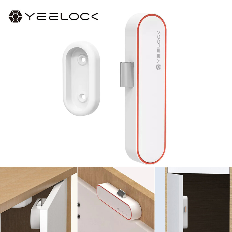 Yeelock Smart Drawer Lock E Keyless Lock Bt App Management Anti-Theft Children Safety Hidden Lock 8321322132135