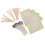 Kit fai-da-te per candele 100 stoppini 15 cm base gialla 16