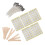 Kit fai-da-te per candele 100 stoppini 15 cm base gialla 1