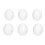 50 Pcs Pigeon False Eggs Plastic Solid Simulation Eggs for Dove Breeding Hatching 6