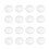 50 Pcs Pigeon False Eggs Plastic Solid Simulation Eggs for Dove Breeding Hatching 12