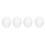 50 Pcs Pigeon False Eggs Plastic Solid Simulation Eggs for Dove Breeding Hatching 1