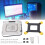 XH01 Bloc CPU pour refroidissement par eau, Acrylique, Laiton, Transparent 7