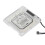 XH01 Bloc CPU pour refroidissement par eau, Acrylique, Laiton, Transparent 15