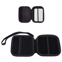 Power Bank Storage Bag Shockproof Impact Resistant Protection Package for OS X Magnetic Suction Wireless Power BankBlack