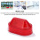 LED rosso ABS 106 220V piccola luce di avvertimento con 85dB 6