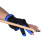 Guanto da biliardo a tre dita, 15 g, M/L Grigio/Blu 7