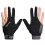 Guanto da biliardo a 3 dita 15 g M/L Grigio/Blu 7