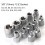 Set di bussole E-Torx da 34 pezzi, 3/8'' & 5/16'', cromato 5